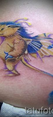 fotografija ježa tetovaže - primjeri za članak o značenju tetovaža jež - tatufoto.ru - 36