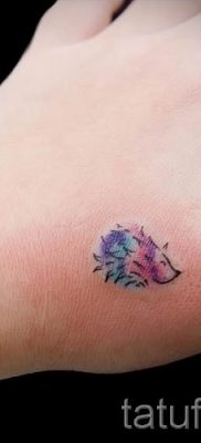 fotografija ježa tetovaža - primjeri za članak o značenju tetovaža jež - tatufoto.ru - 33