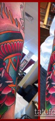 TORCH TATTOO # 899 vrijedna je verzija uzorka koji se može uspješno koristiti za obradu i primjenu baklje i bodljikave žice kao tetovaže
