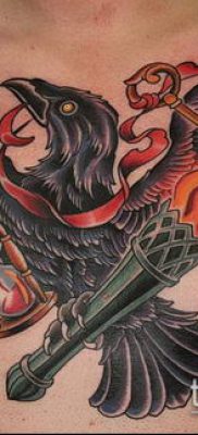 TATTOO TORCH # 995 - cool verzija uzorka koja se lako može koristiti za izmjenu i tetoviranje baklje na nozi