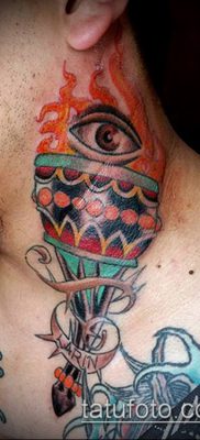 TATTOO TORCH No. 53 - dostojna verzija uzorka, koji se može dobro koristiti za izmjenu i tetoviranje baklje na ramenu