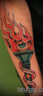 TATTOO TORCH №268 - jedinstvena verzija uzorka, koja se može uspješno upotrijebiti za usavršavanje i primjenu baklje s bodljikavom žicom kao tetovaža