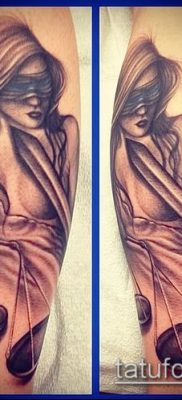 fotó Themis tetoválásról (jelentése) - példa egy érdekes tetoválási tervre - 042