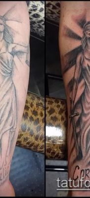 fotó egy tetoválásról Themis (jelentése) - egy példa egy érdekes tetoválási tervre - 032