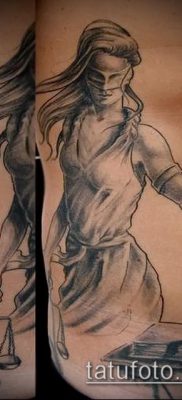 fotó Themis tetoválásról (jelentése) - példa egy érdekes tetoválási rajzra - 030