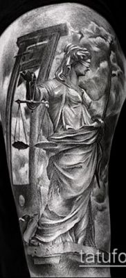 fotó Themis tetoválásról (jelentése) - példa egy érdekes tetoválási rajzra - 028