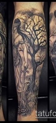 fotó Themis tetoválásról (jelentése) - egy példa egy érdekes tetoválási tervre - 025