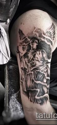 fotó Themis tetoválásról (jelentése) - példa egy érdekes tetoválási rajzra - 023