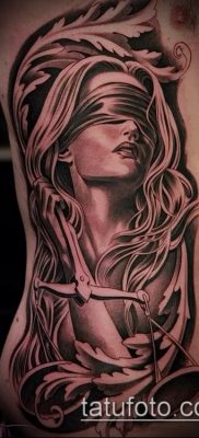 fotó Themis tetoválásról (jelentése) - példa egy érdekes tetoválási tervre - 014