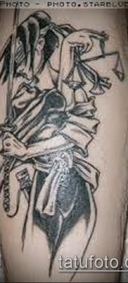 fotó Themis tetoválásról (jelentése) - példa egy érdekes tetoválási tervre - 003