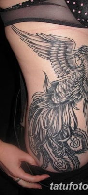 Fotó egy főnix tetoválásról lányoknak 2019.07.18. №017 - tetováló főnix lányoknak -