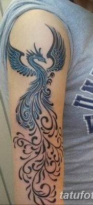 Fotó egy főnix tetoválásról lányoknak 2019.07.18. №030 - Főnix tetoválás lányoknak -