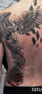 Fotó egy főnix tetoválásról lányoknak 2019.07.18. №040 - tetováló főnix lányoknak -