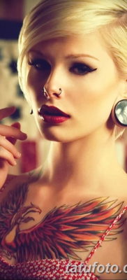 Fotó egy főnix tetoválásról lányoknak 2019.07.18. №064 - tetováló főnix lányoknak -