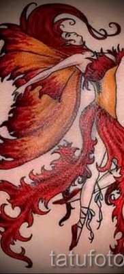 Tündér tűz tetoválás