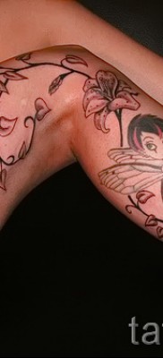 Tündér láb tetoválás