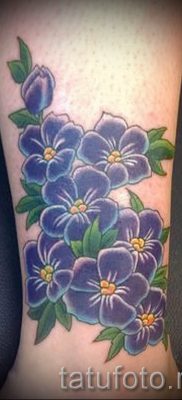 ibolya tetoválás fotója az ibolya tetoválás jelentését bemutató cikkhez - tatufoto.ru - 16