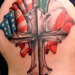 fotó zászló tetoválásról 2019.03.03. # 294 - ötlet tetoválás rajzolására zászlóval -