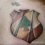 fotó zászló tetoválásról 2019.03.03. # 296 - ötlet tetoválás rajzolására zászlóval -