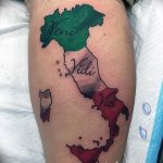 fotó zászló tetoválásról 2019.03.03. №038 - ötlet tetoválás rajzolására zászlóval -