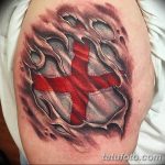 fotó zászló tetoválásról 2019.03.03. №043 - ötlet tetoválás rajzolására zászlóval -