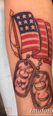 fotó zászló tetoválásról 2019.03.03. №068 - ötlet tetoválás rajzolására zászlóval -