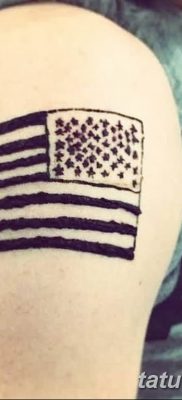 fotó zászló tetoválásról 2019.03.03. №076 - ötlet tetoválás rajzolására zászlóval -