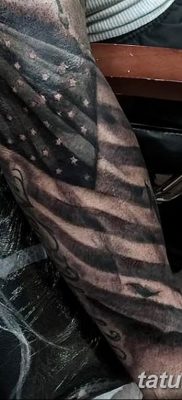 fotó zászló tetoválásról 2019.03.03. №077 - ötlet tetoválás rajzolására zászlóval -