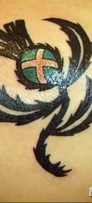 fotó zászló tetoválásról 2019.03.03. №085 - ötlet tetoválás rajzolására zászlóval -