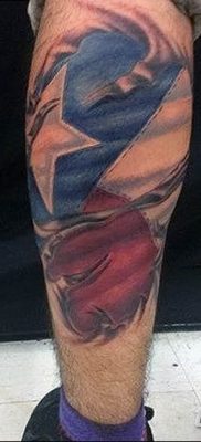 fotó zászló tetoválásról 2019.03.03. №087 - ötlet tetoválás rajzolására zászlóval -