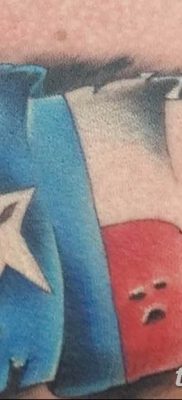 fotó zászló tetoválásról 2019.03.03. №092 - ötlet tetoválás rajzolására zászlóval -