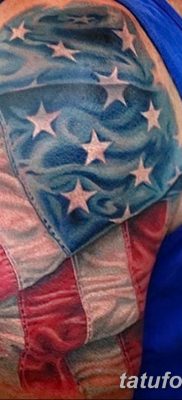 fotó zászló tetoválásról 2019.03.03. №093 - ötlet tetoválás rajzolására zászlóval -