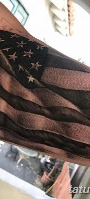 fotó zászló tetoválásról 03.03.2019 №097 - ötlet tetoválás rajzolására zászlóval -