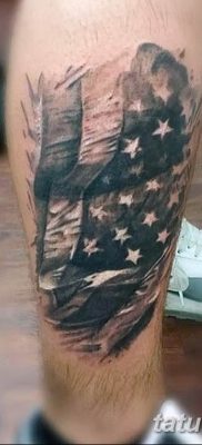 fotó zászló tetoválásról 2019.03.03. №101 - ötlet tetoválás rajzolására zászlóval -