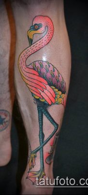 FLAMINGO TATTOO # 56 - نسخة حصرية من التصميم يمكن استخدامها بنجاح للتحويل والتطبيق كوشم فلامنغو