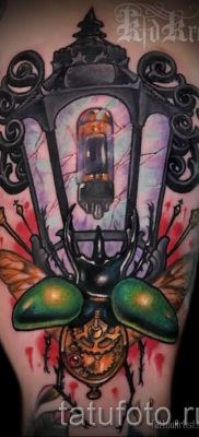 Снимка на татуировка на фенер за статия за значението на татуировка с фенер - tatufoto.ru - 61