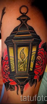 Снимка на татуировка на фенер за статия за значението на татуировка с фенер - tatufoto.ru - 55