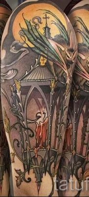 Снимка на татуировка на фенер за статия за значението на татуировка с фенер - tatufoto.ru - 42