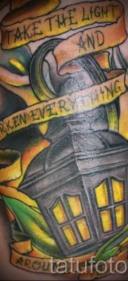 Снимка на татуировка на фенер за статия за значението на татуировка с фенер - tatufoto.ru - 26