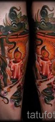 Снимка на татуировка на фенер за статия за значението на татуировка с фенер - tatufoto.ru - 11