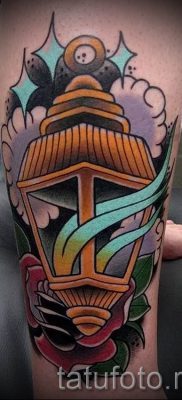 Снимка на татуировка на фенер за статия за значението на татуировка с фенер - tatufoto.ru - 9