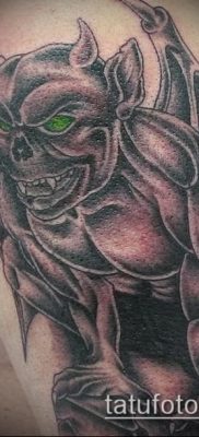 Fotó egy vízköpő tetoválásról (jelentése) - példa egy érdekes tetoválási rajzra - 038