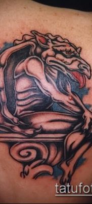 Fotó vízköpő tetoválásról (jelentése) - egy példa egy érdekes tetoválási rajzra - 032