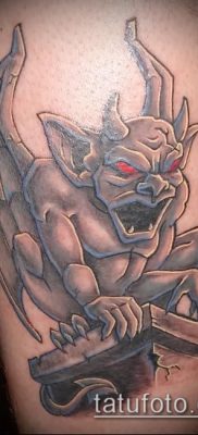 Fotó vízköpő tetoválásról (jelentése) - egy példa egy érdekes tetoválási tervre - 018