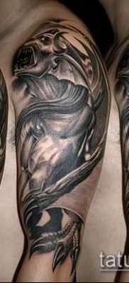 Fotó vízköpő tetoválásról (jelentése) - egy példa egy érdekes tetoválási rajzra - 011