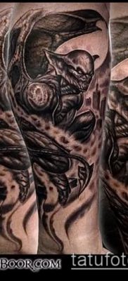 Fotó vízköpő tetoválásról (jelentése) - egy példa egy érdekes tetoválási rajzra - 009