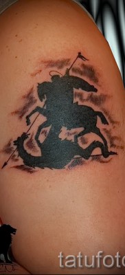 Снимка на татуировка Джордж Победоносец - 09122015 № 021