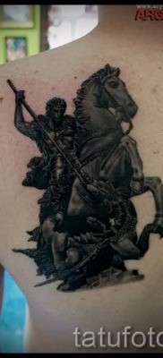 Снимка на татуировка Джордж Победоносец - 09122015 № 017