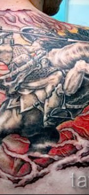 Снимка на татуировка Джордж Победоносец - 09122015 № 014