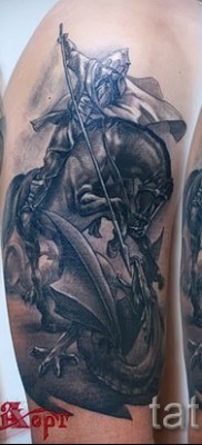 Снимка на татуировка Джордж Победоносец - 09122015 № 013